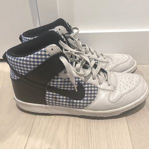 Nike Dunk High Premium Gingham Sneaker - US 10.5